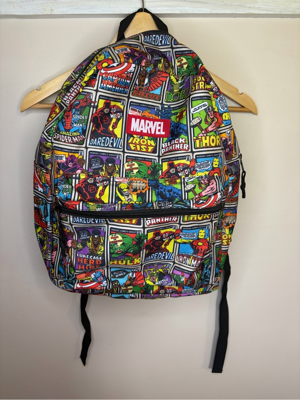 Marvel Multicolor Comic Panel Backpack for Men